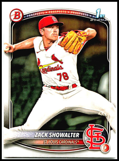 2025 Bowman #BP-74 Zack Showalter St. Louis Cardinals