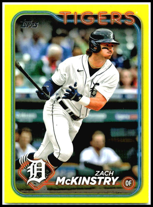 2024 Topps Yellow Foil #511 Zach McKinstry Detroit Tigers