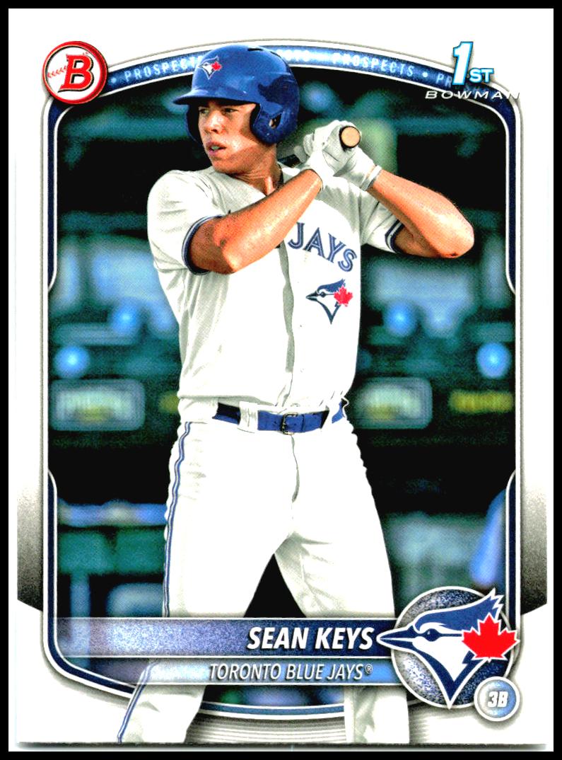 2025 Bowman Prospects #BP-89 Sean Keys Toronto Blue Jays