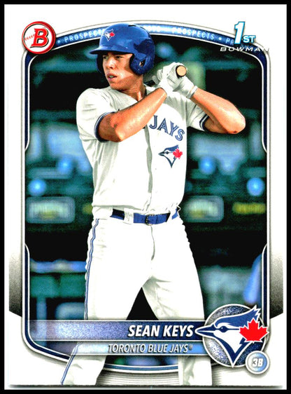 2025 Bowman Prospects #BP-89 Sean Keys Toronto Blue Jays