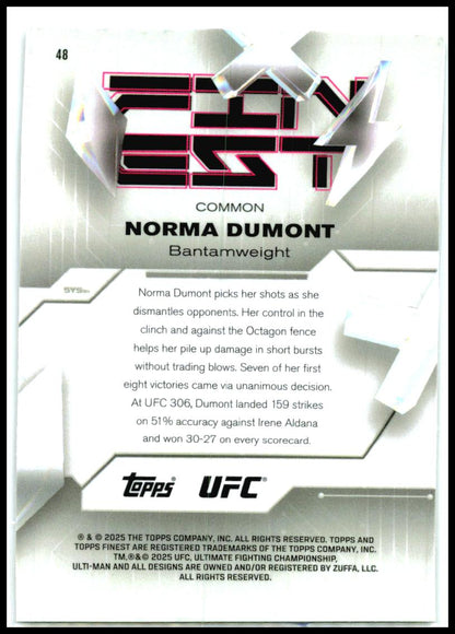 2025 Topps Finest UFC Common #85 Charles Olivera