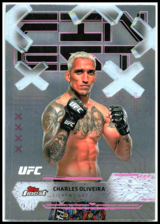 2025 Topps Finest UFC Common #85 Charles Olivera