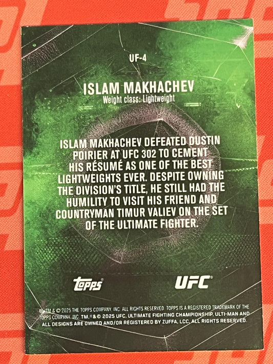 2025 Topps Knockout UFC The Ultimate Fighter #UF-4 Islam Makhachev