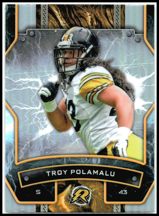 2024 Topps Resurgence Refractor #89 Troy Polamalu Pittsburgh Steelers