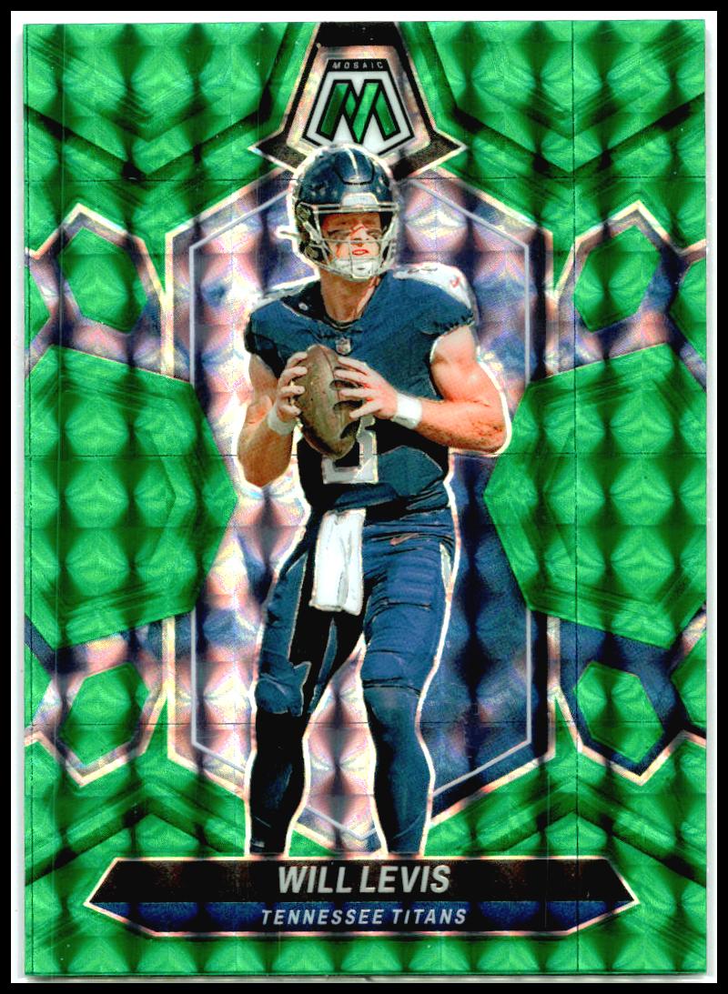 2024 Panini Mosaic Mosaic Green #211 Will Levis Tennessee Titans