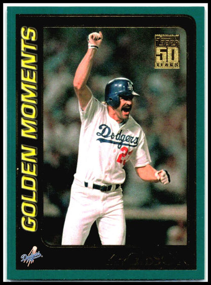 2001 Topps #382 Kirk Gibson Los Angeles Dodgers