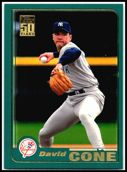 2001 Topps Limited #65 David Cone New York Yankees