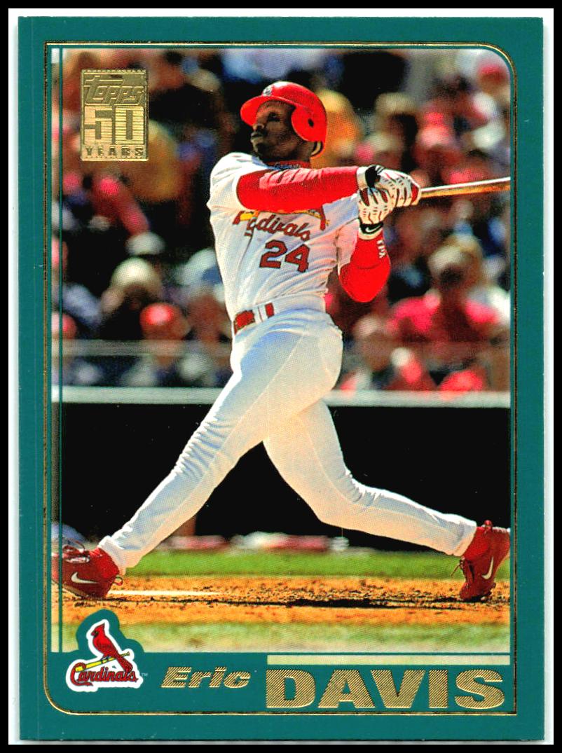 2001 Topps #265 Eric Davis St. Louis Cardinals