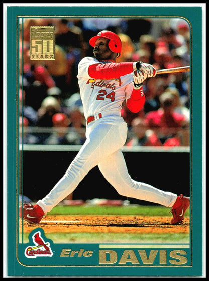 2001 Topps #265 Eric Davis St. Louis Cardinals