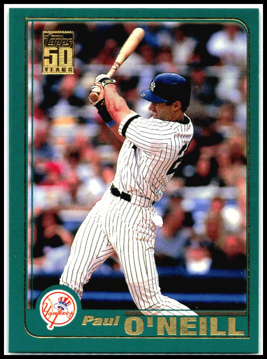 2001 Topps #30 Paul O'Neill New York Yankees