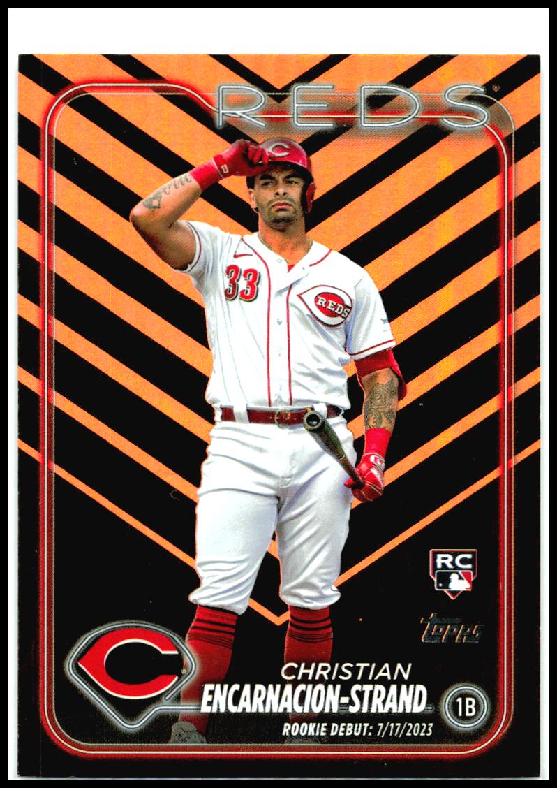 2024 Topps Update Holiday #US201 Christian Encarnacion-Strand Cincinnati Reds