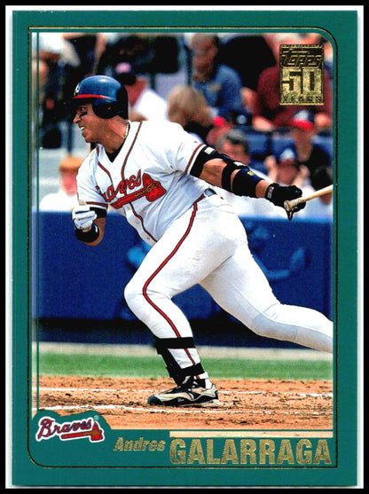 2001 Topps #72 Andres Galarraga Atlanta Braves