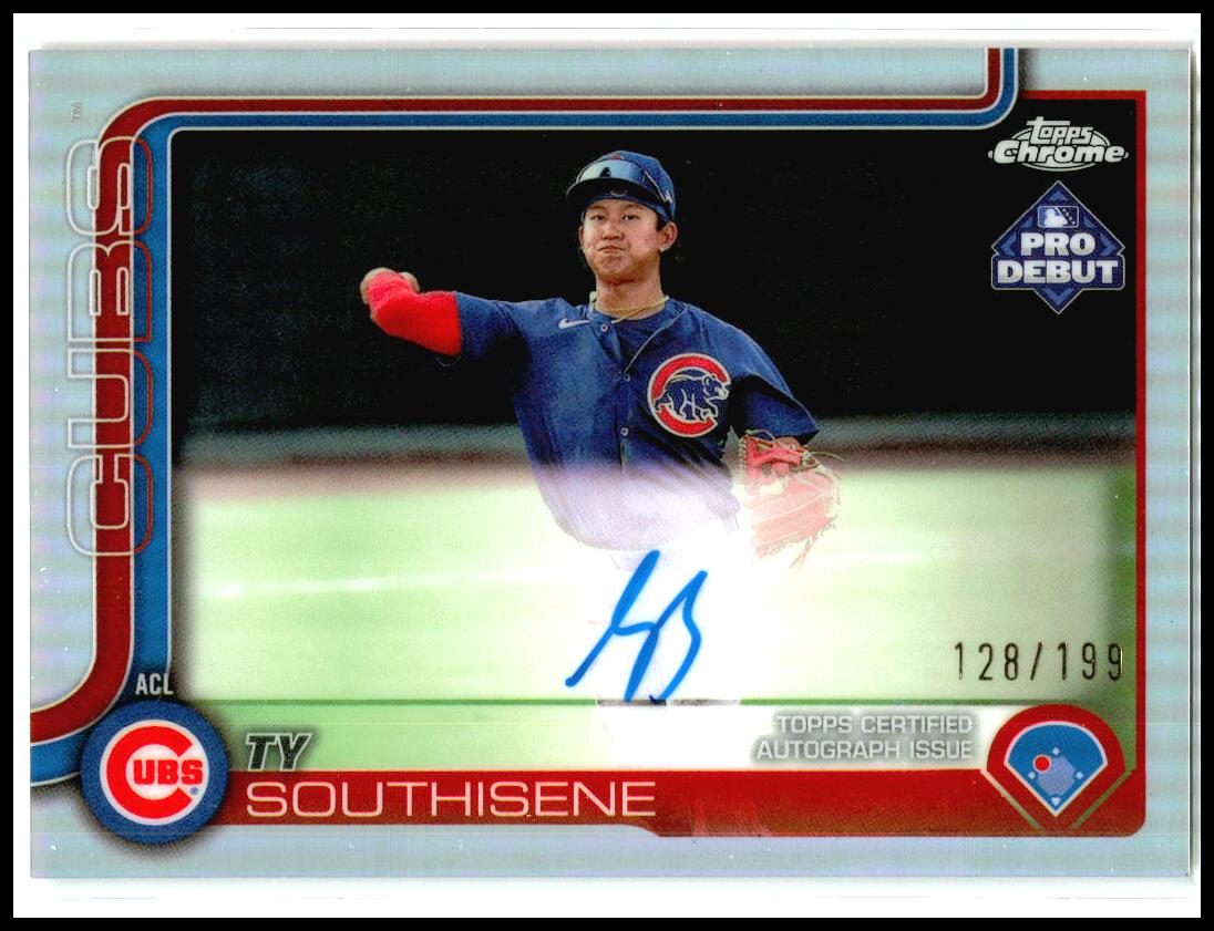 2025 Topps Pro Debut Chrome Refractor #PDC-165 Ty Southisene #/199 ACL Cubs