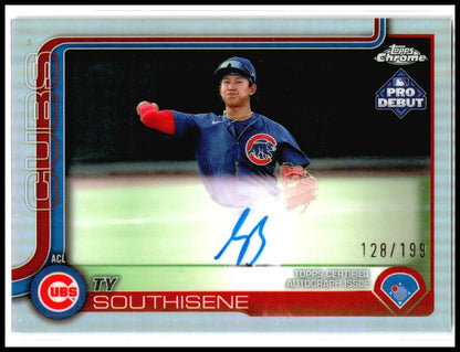 2025 Topps Pro Debut Chrome Refractor #PDC-165 Ty Southisene #/199 ACL Cubs