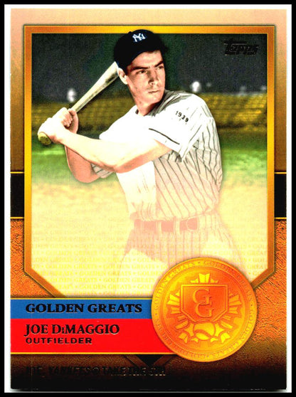 2012 Topps Golden Greats #GG-22 Joe DiMaggio New York Yankees