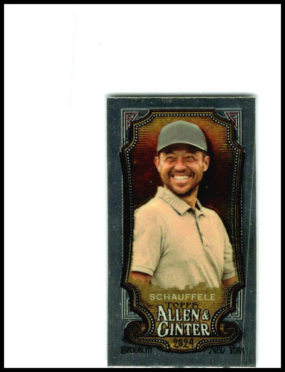 2024 Topps Allen & Ginter #262 Xander Schauffele Mini Chrome