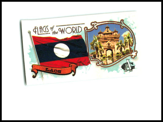 2024 Topps Allen & Ginter #FOTW-47 Laos Mini Flags of the World