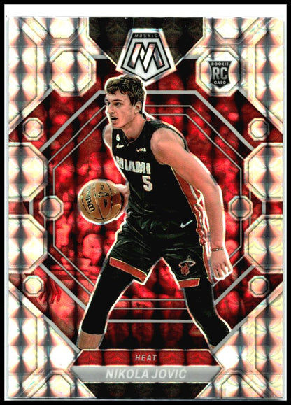 2022-23 Panini Mosaic #244 Nikola Jovic Mosaic