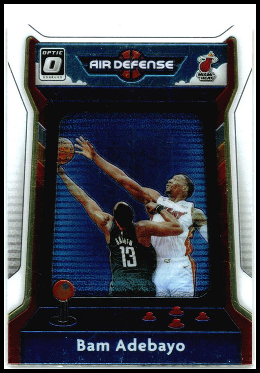 2020-21 Donruss Optic #2 Bam Adebayo Air Defense