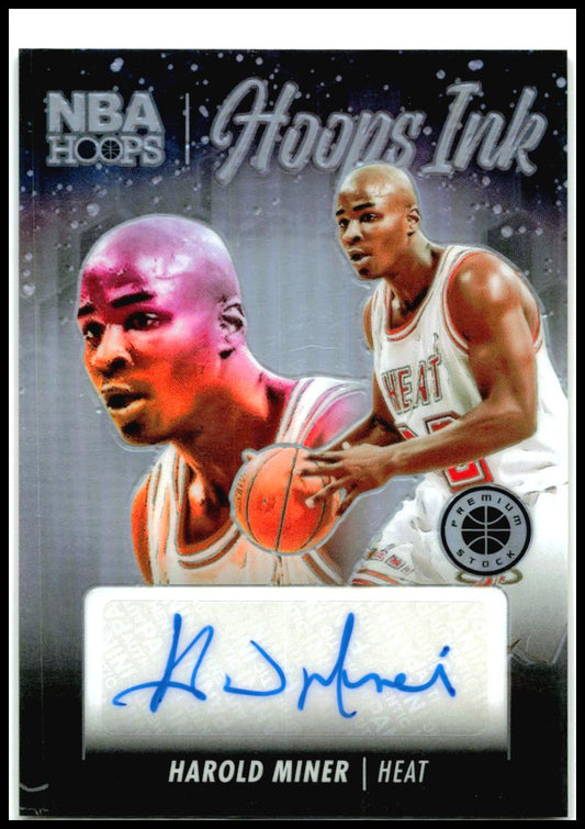 2023-24 premium stock #hl-mnr harold miner hoops ink