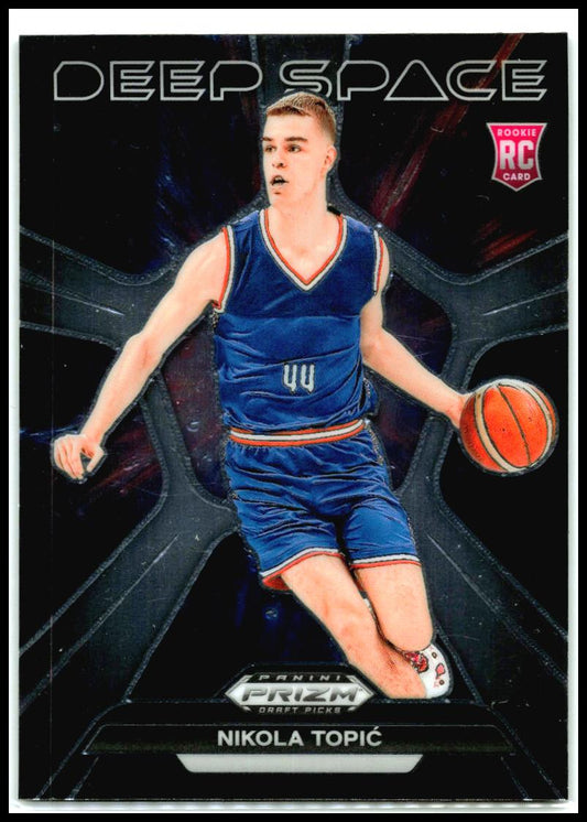 2024 Panini Prizm Draft Picks #5 Nikola Topic Deep Space