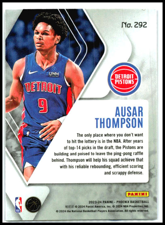 2023-24 Panini Phoenix #292 Ausar Thompson Phoenix Blue Ice