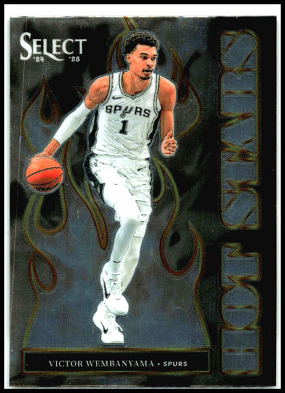 2024-25 Panini Select #13 Victor Wembanyama Hot Stars