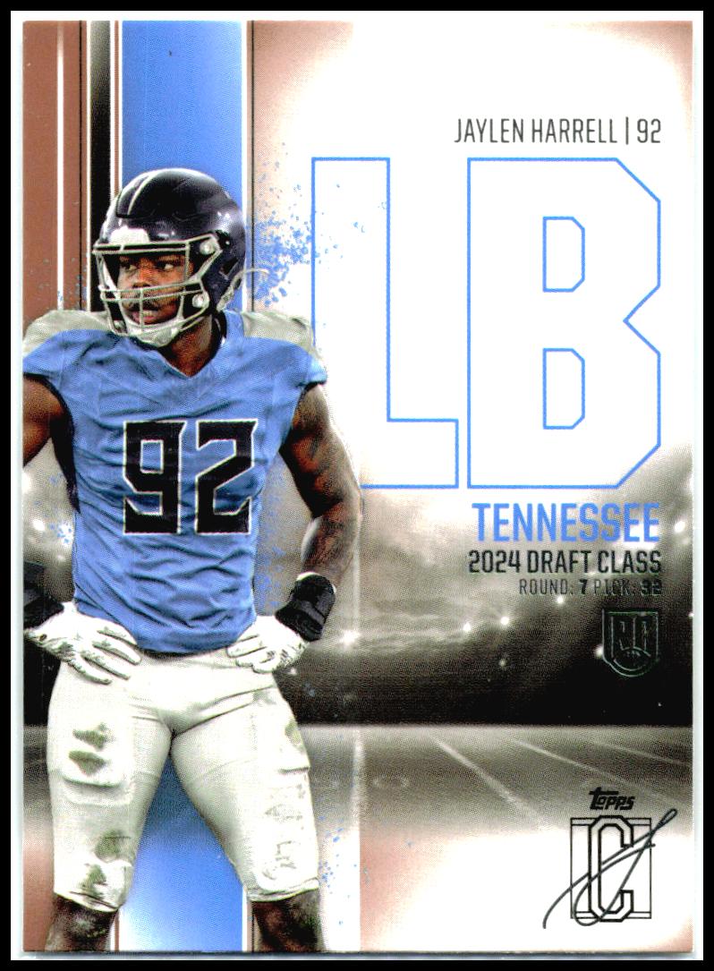 2024 Topps Signature Class #193 Jaylen Harrell Bronze