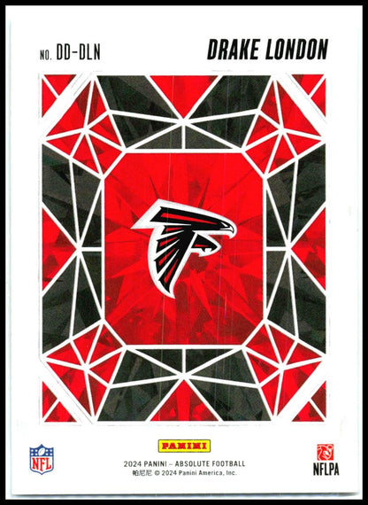 2024 Panini Absolute #DD-DLN Drake London Draft Diamonds