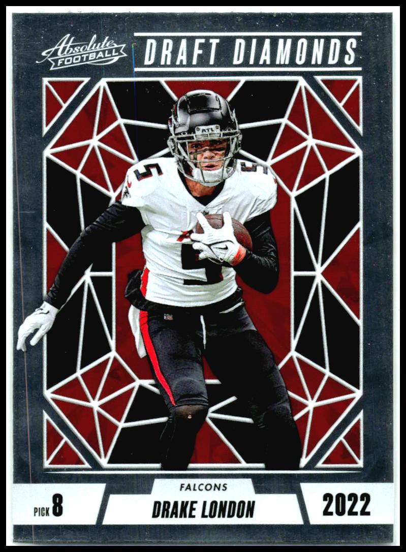 2024 Panini Absolute #DD-DLN Drake London Draft Diamonds