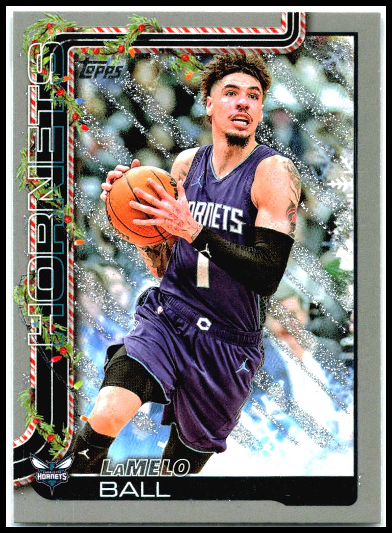 2025-26 Topps Holiday Glitter Holiday #H53 LaMelo Ball Charlotte Hornets