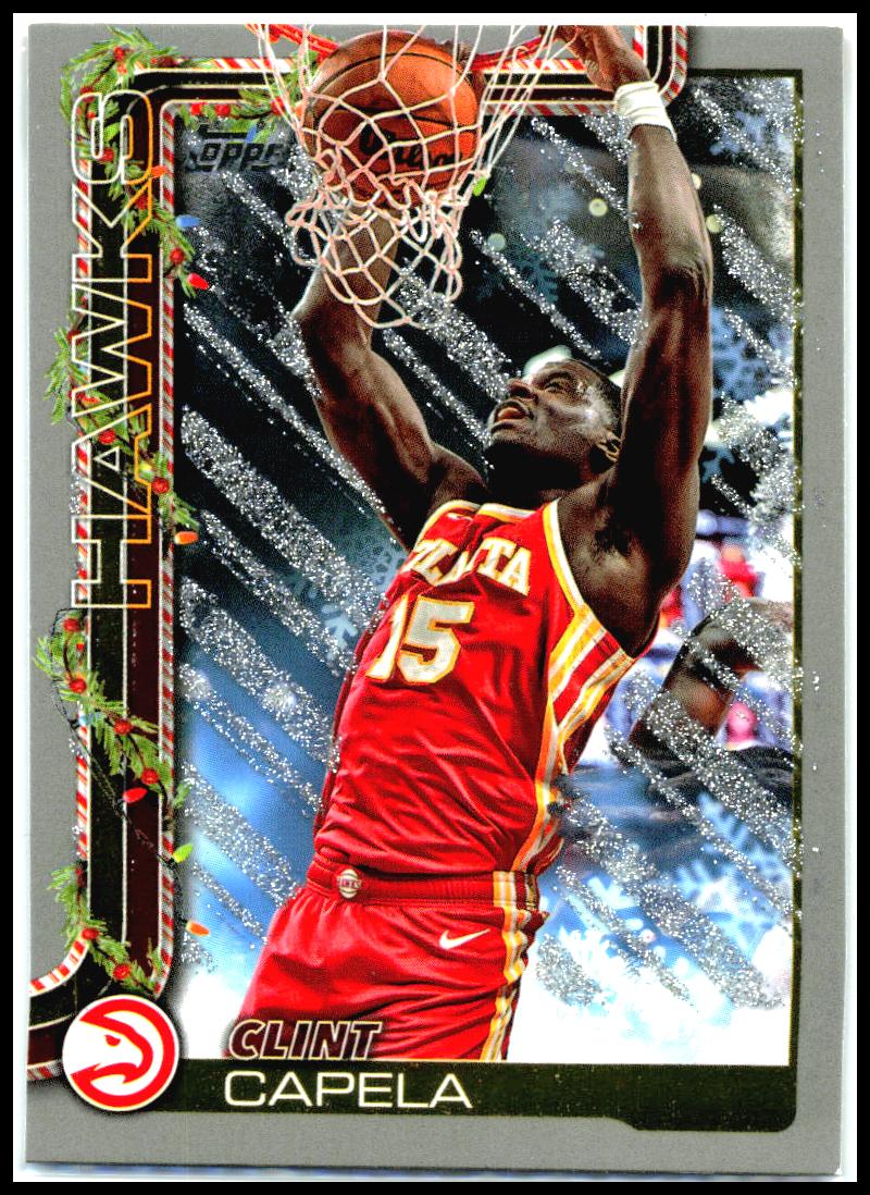 2025-26 Topps Holiday Glitter Holiday #H50 Clint Capela Atlanta Hawks