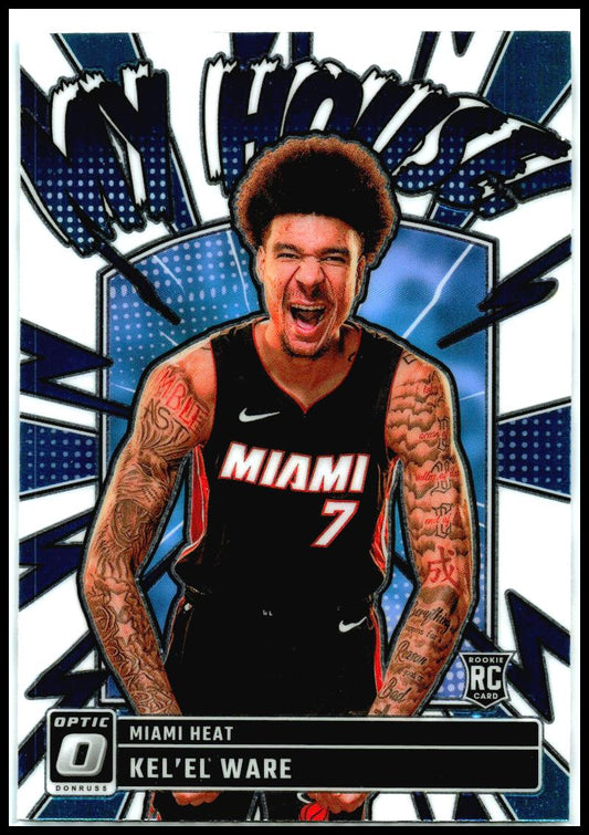 2024-25 Donruss Optic My House #11 Kel'el Ware Miami Heat