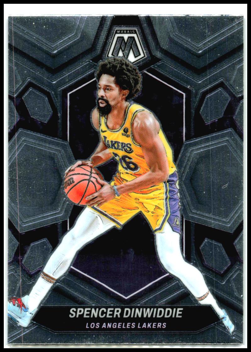 2023-24 Panini Mosaic #96 Spencer Dinwiddie Los Angeles Lakers