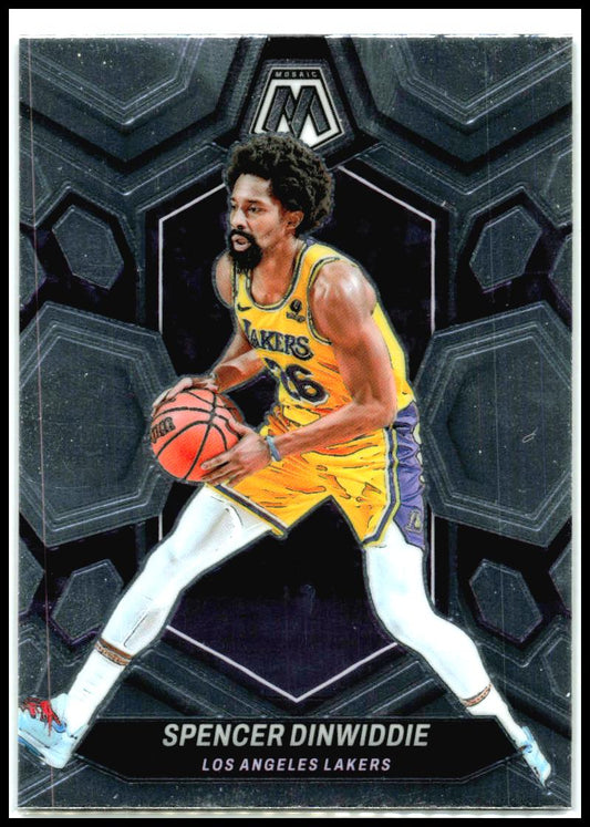 2023-24 Panini Mosaic #96 Spencer Dinwiddie Los Angeles Lakers