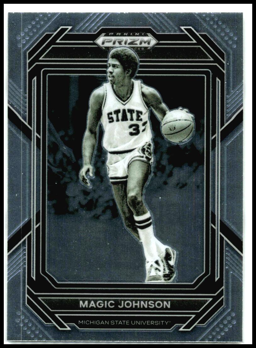 2023 Panini Prizm Draft Picks #79 Magic Johnson Michigan State Spartans