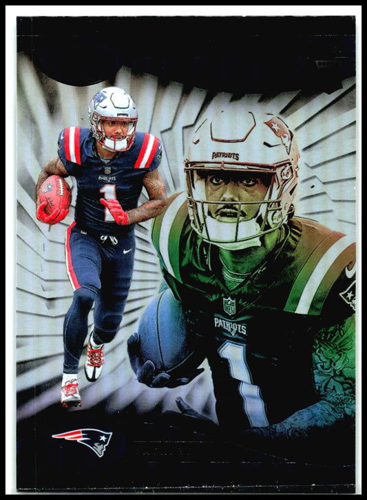 2024 Panini Illusions Retail #60 Ja’Lynn Polk Rookie New England Patriots