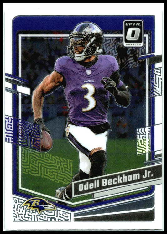 2023 Donruss Optic #16 Odell Beckham Jr. Baltimore Ravens