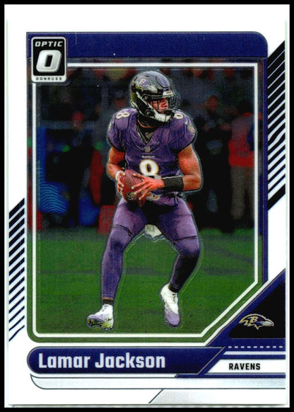 2024 Donruss Optic #13 Lamar Jackson Baltimore Ravens