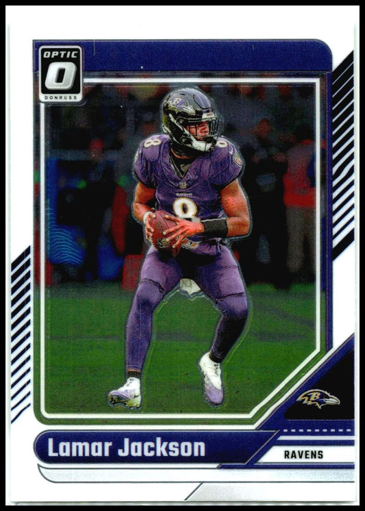 2024 Donruss Optic #13 Lamar Jackson Baltimore Ravens