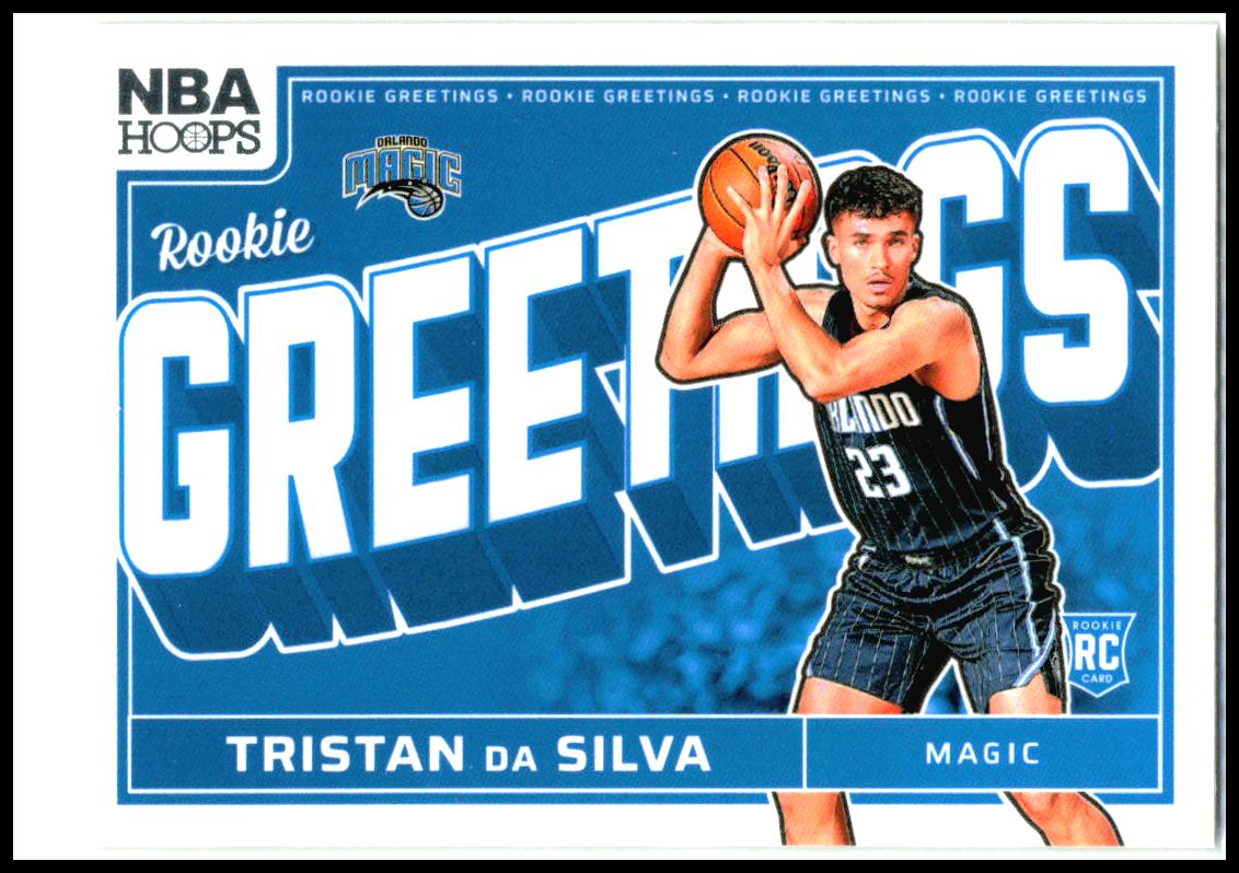 2024-25 Hoops Rookie Greetings #18 Tristan da Silva Orlando Magic