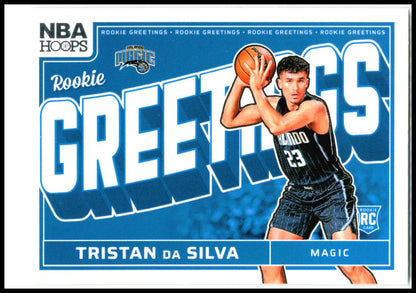 2024-25 Hoops Rookie Greetings #18 Tristan da Silva Orlando Magic