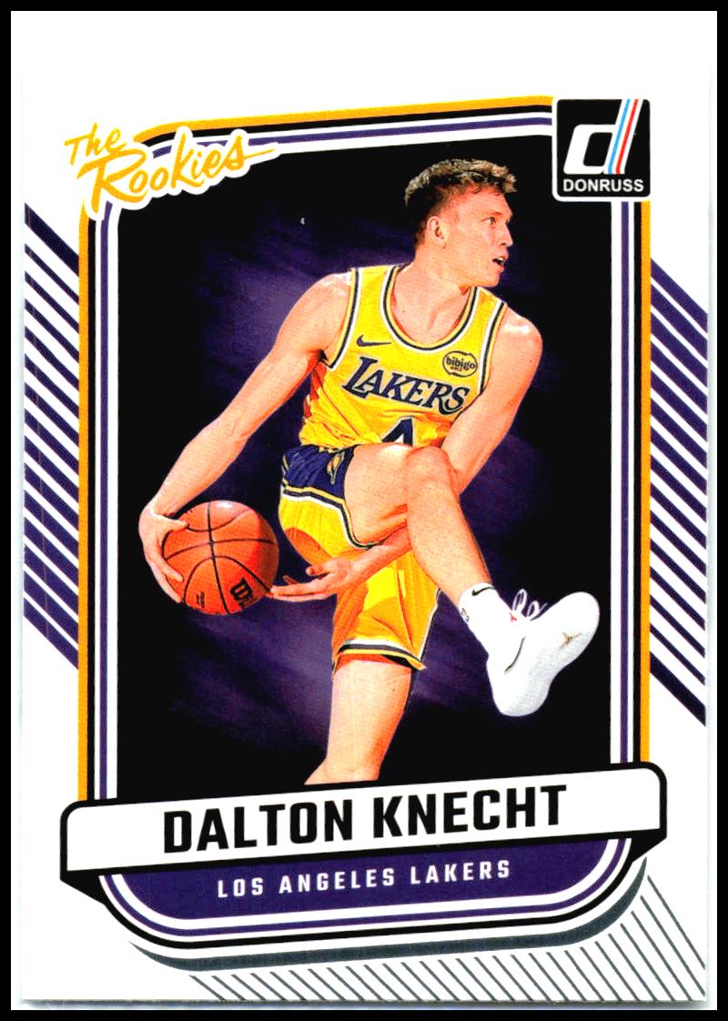 2024-25 Donruss The Rookies #3 Dalton Knecht Los Angeles Lakers