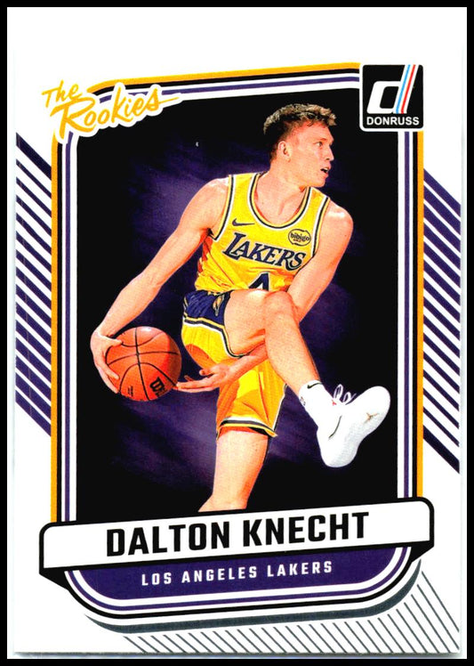 2024-25 Donruss The Rookies #3 Dalton Knecht Los Angeles Lakers