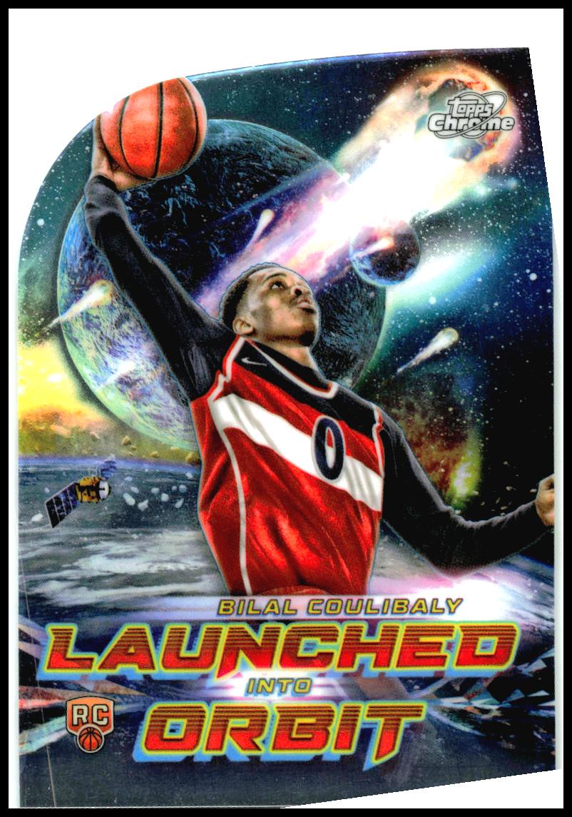 2023-24 Topps Chrome Cosmic LaunchedintoOrit #LIO-7 Bilal Coulibaly Rookie