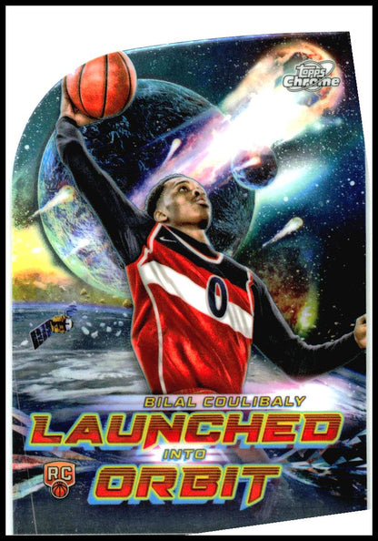 2023-24 Topps Chrome Cosmic LaunchedintoOrit #LIO-7 Bilal Coulibaly Rookie