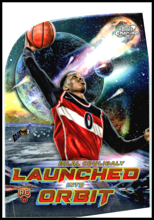 2023-24 Topps Chrome Cosmic LaunchedintoOrit #LIO-7 Bilal Coulibaly Rookie