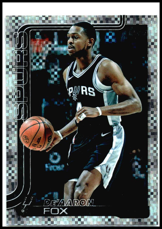2025-26 Topps Victory SSP #196 De'Aaron Fox San Antonio Spurs