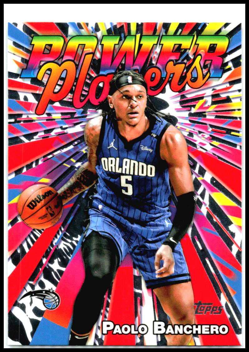 2025-26 Topps Power Players #PP-2 Paolo Banchero Orlando Magic