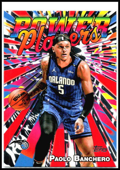 2025-26 Topps Power Players #PP-2 Paolo Banchero Orlando Magic